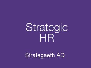 Strategic HR services